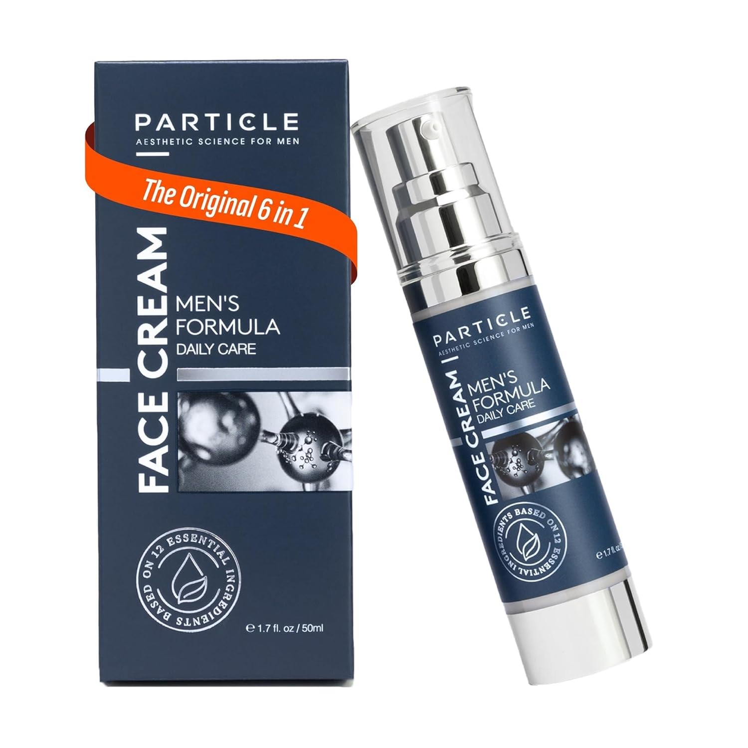 Particle 6-in-1 Face Cream for Men, Men’s Daily Hydrating Moisturizer with