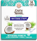 GuruNanda Teeth Whitening Strips - 7-Day Treatment with Non-Slip, Dry Strip
