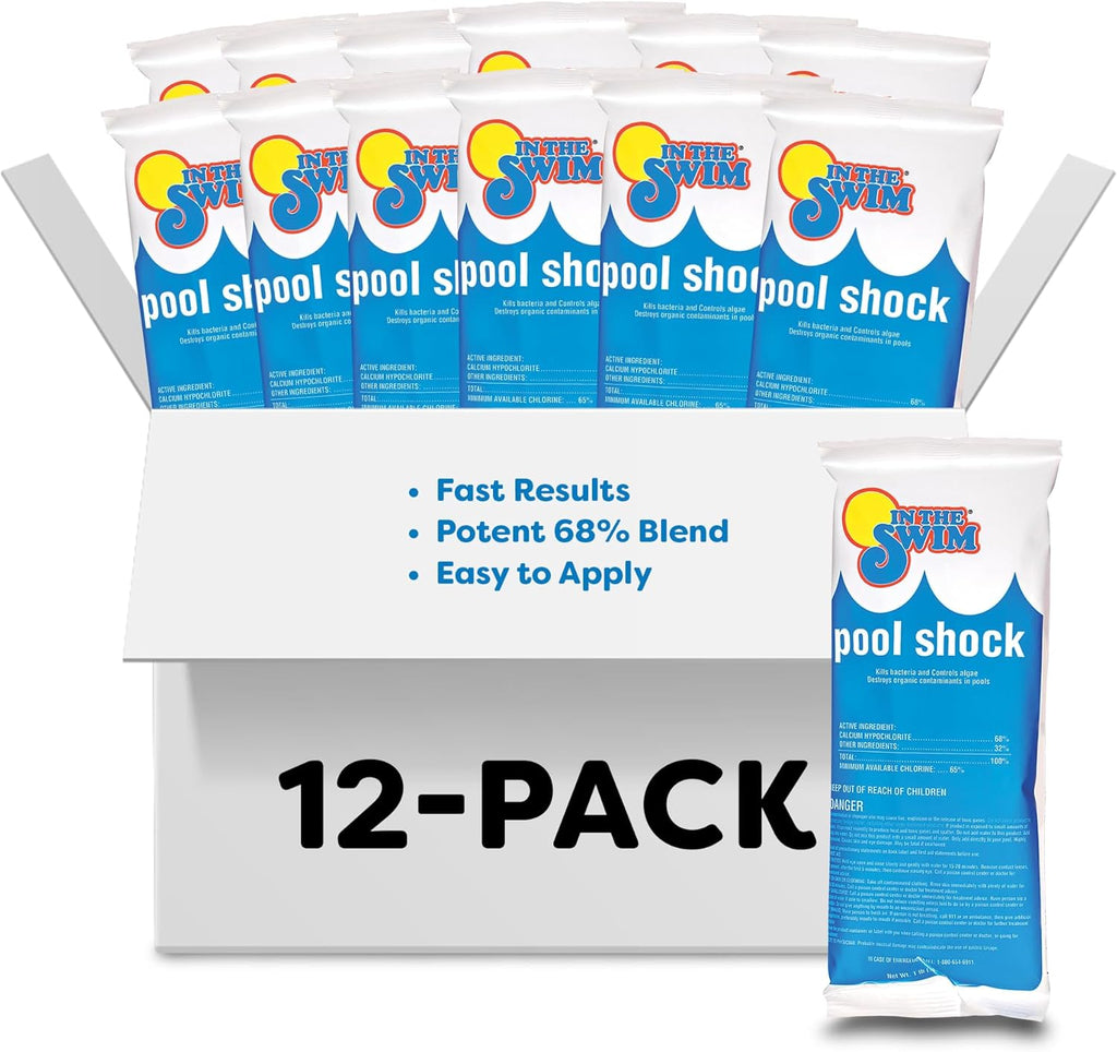 In The Swim Pool Shock – 68% Cal-Hypo Granular Sanitizer for Crystal Clear