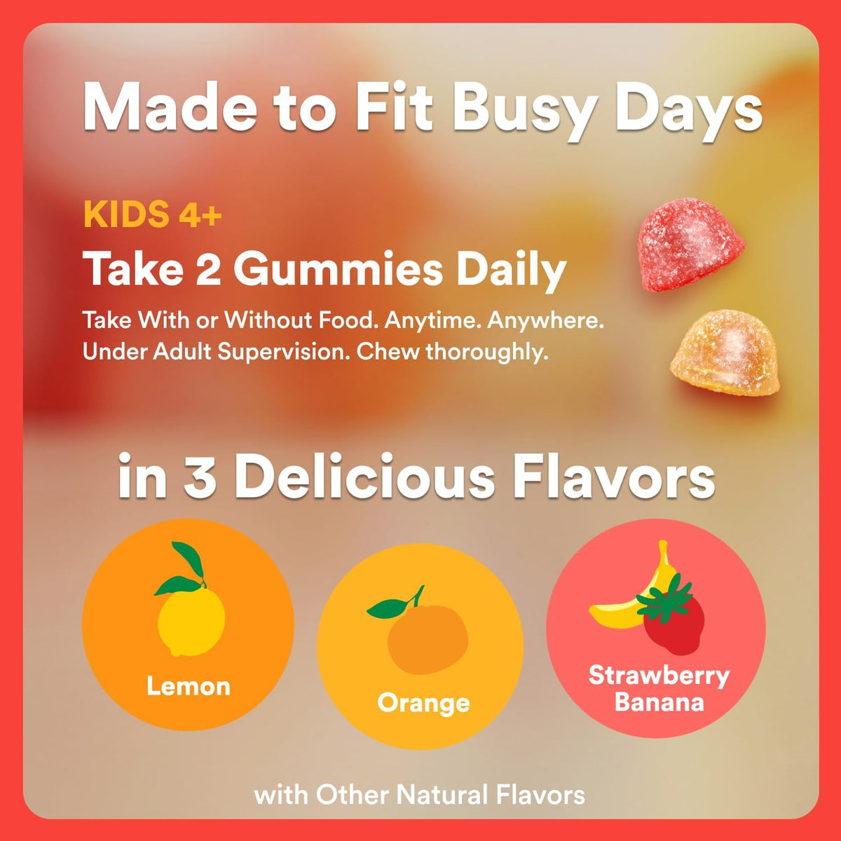SmartyPants Kids Multivitamin Gummies with Omega 3 DHA/EPA, Vitamins D3, C