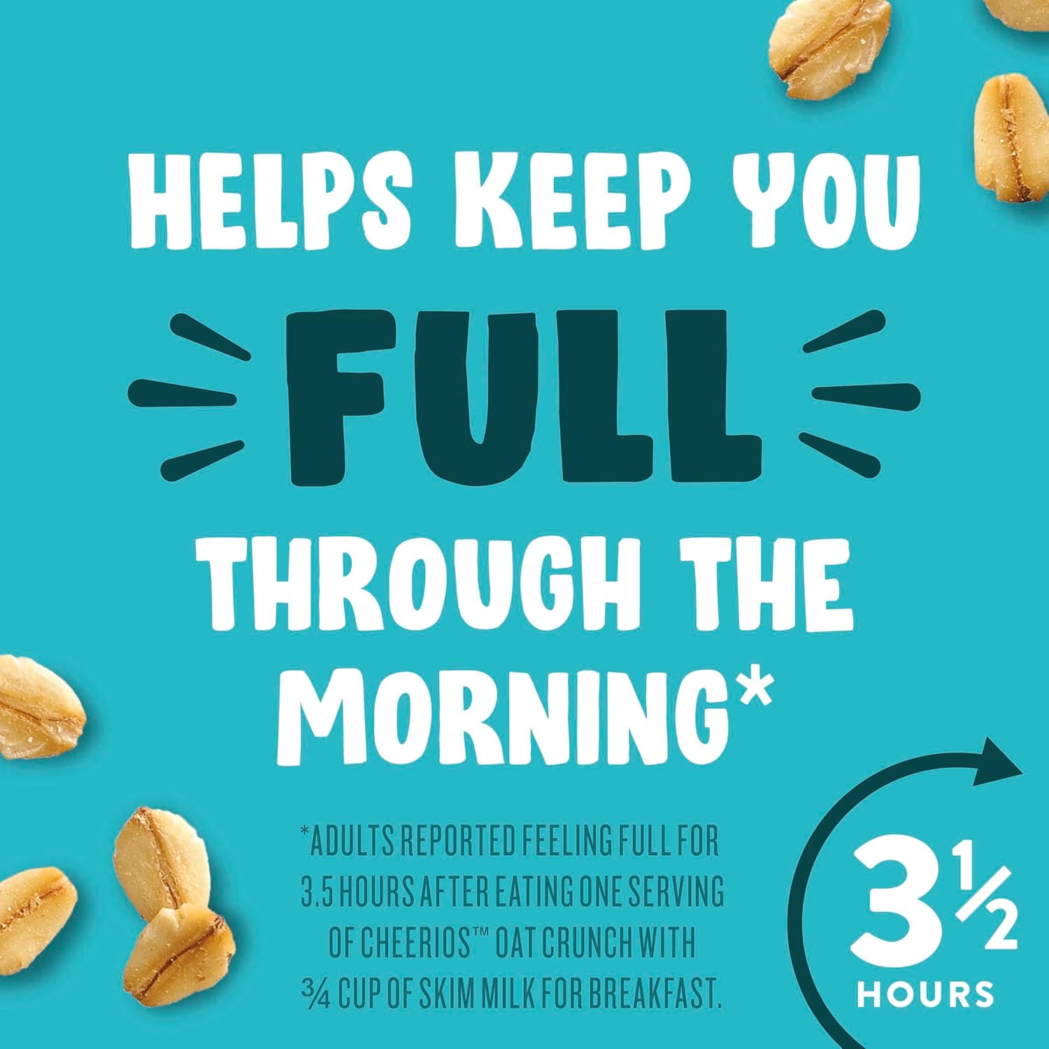 Cheerios Oat Crunch Cinnamon Breakfast Cereal, Made with Whole Grain, Family