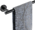 JQK Black Towel Bar, 27 Inch 304 Stainless Steel Thicken 0.8mm Towel Rack Bathroom