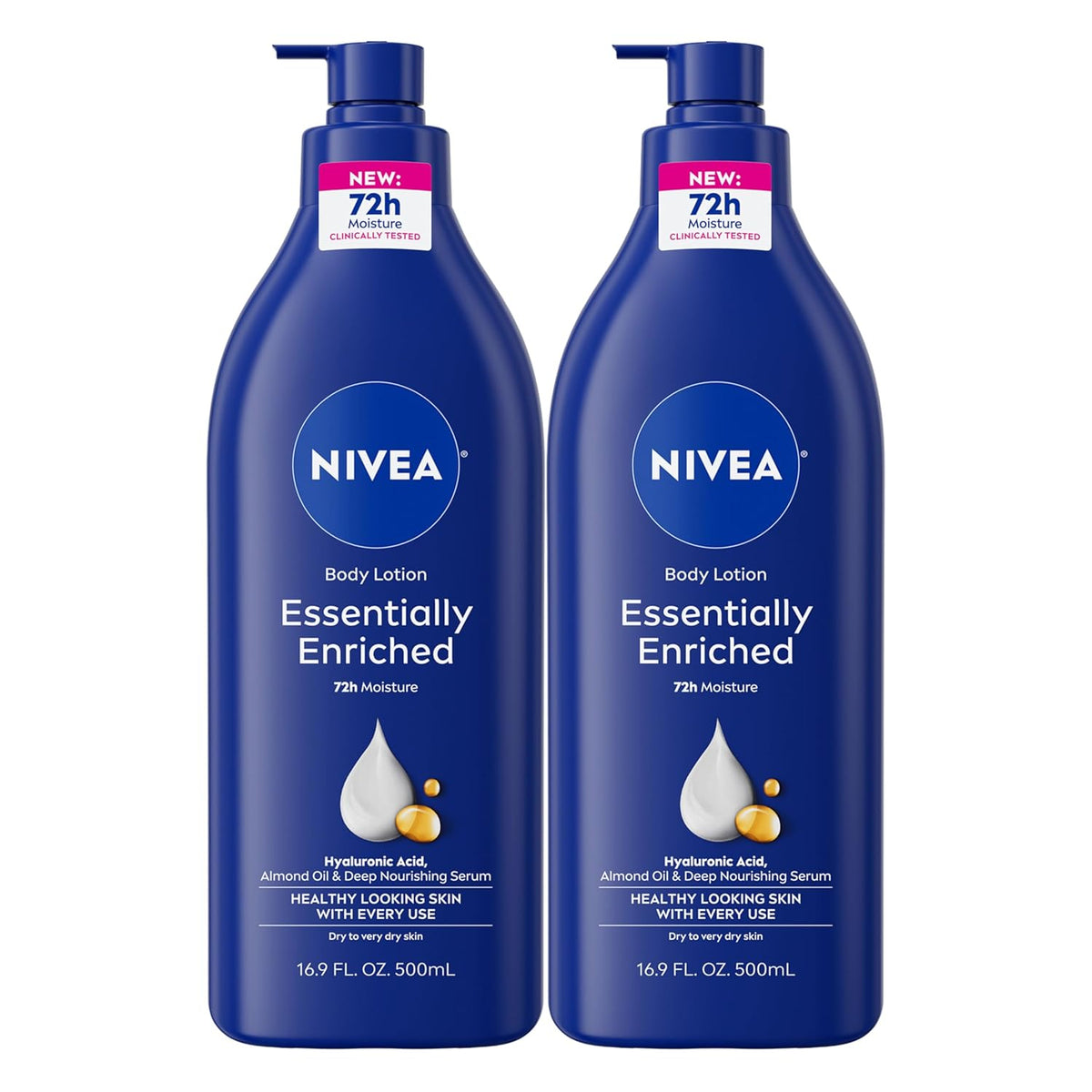 NIVEA Essentially Enriched Body Lotion for Very Dry Skin with Hyaluronic