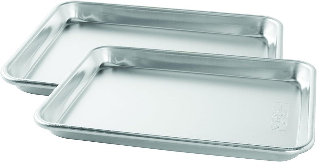 Nordic Ware Naturals Quarter Sheet, 2-Pack, Natural - nordic ware naturals quarter sheet baking pan