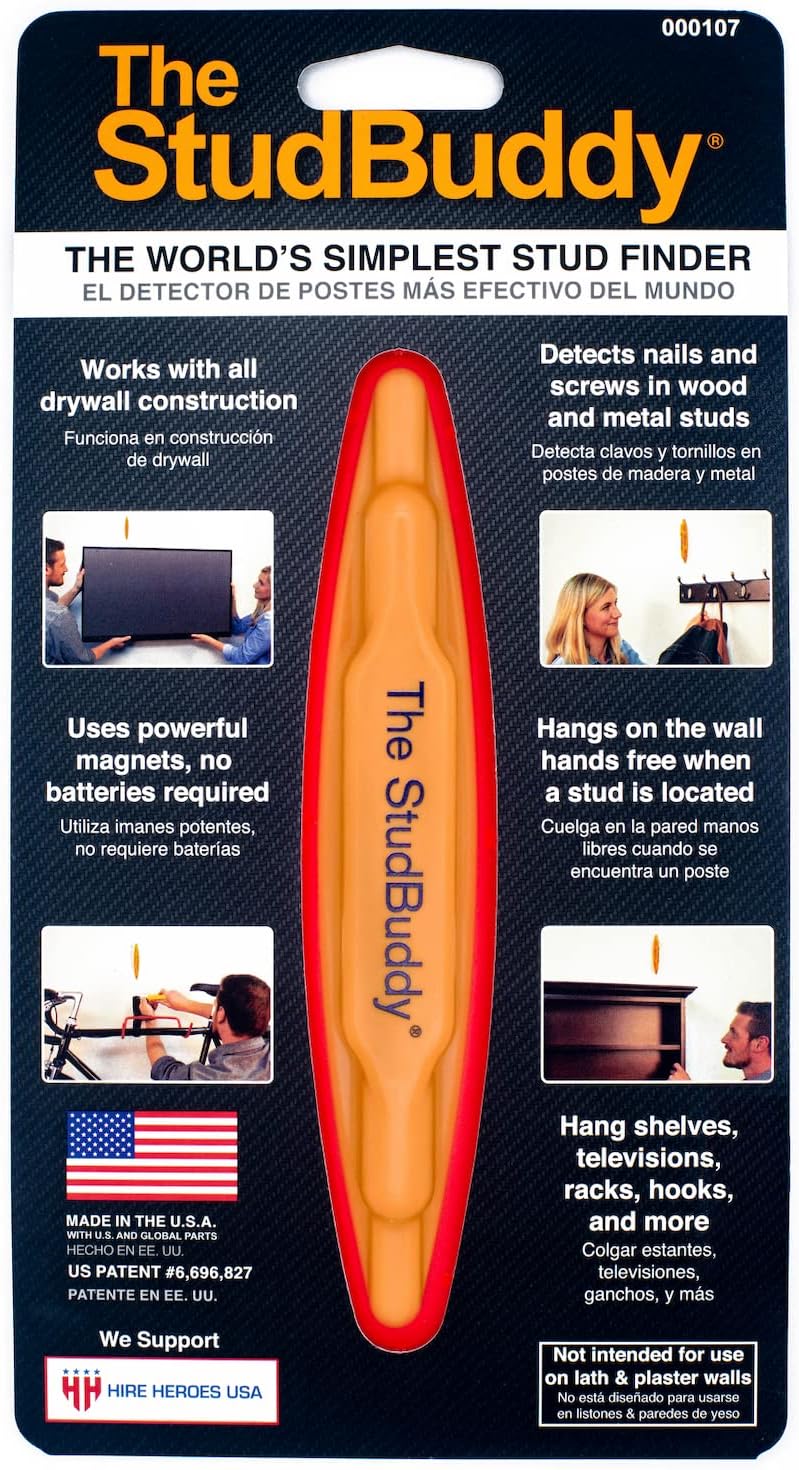 The Original StudBuddy® Magnetic Stud Finder - Made in the USA - Easy to Use