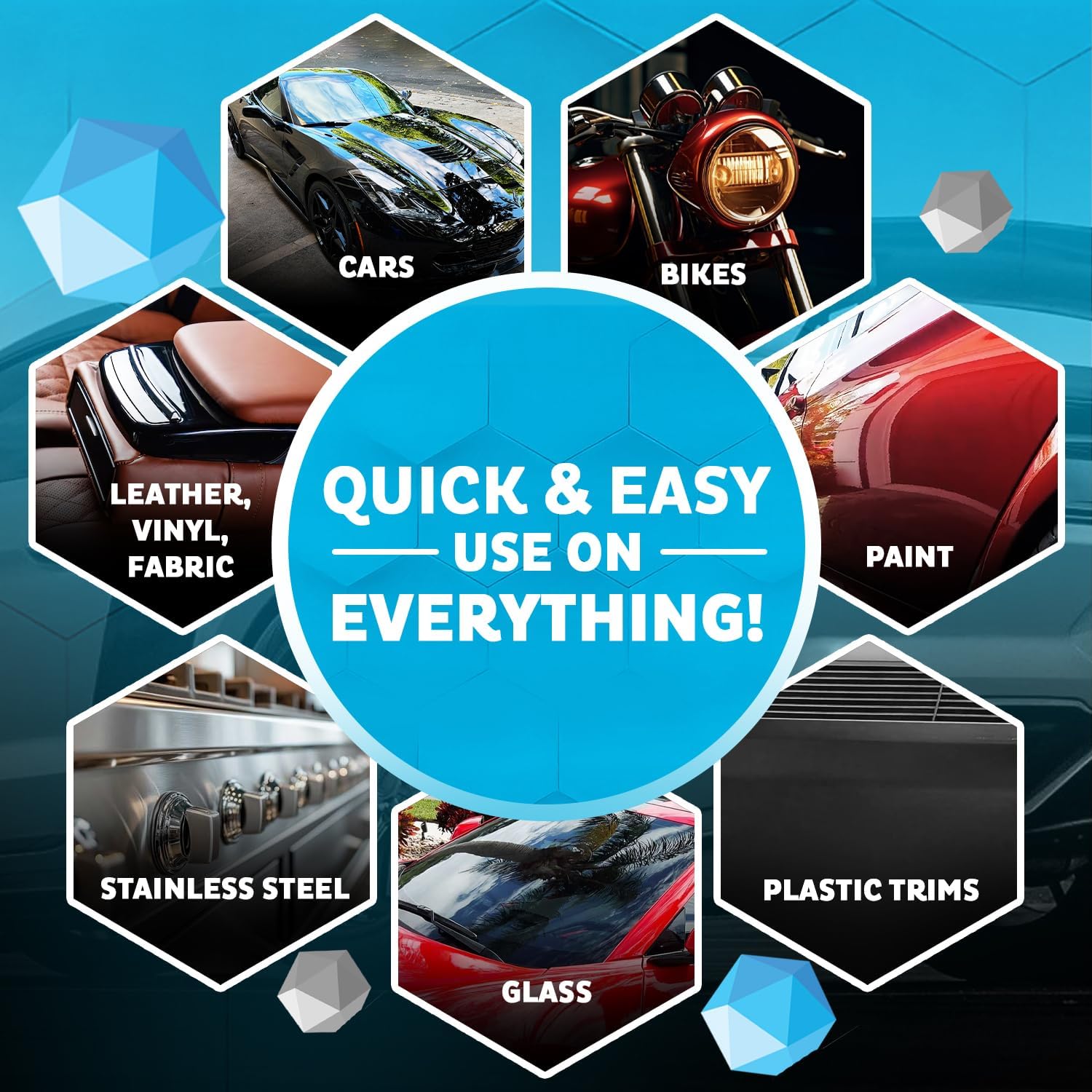 MAXLONE ™ Car Spray with Triphene® Technology, Quick Spray & Wipe All Purpose