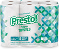 Amazon Brand - Presto! Ultra-Strong Premium Paper Towels, 158 Sheet Huge roll