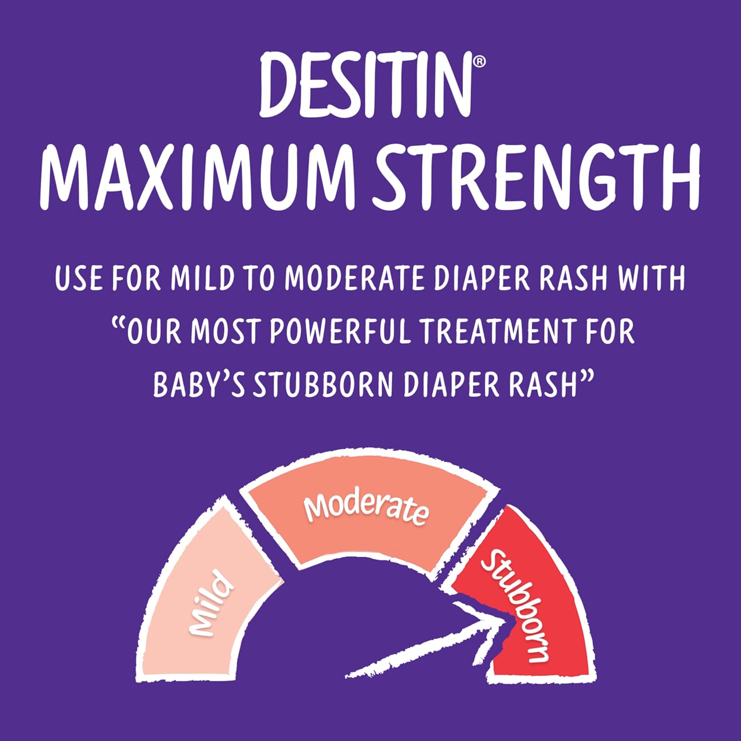 Desitin Maximum Strength Baby Diaper Rash Cream, 40% Zinc Oxide