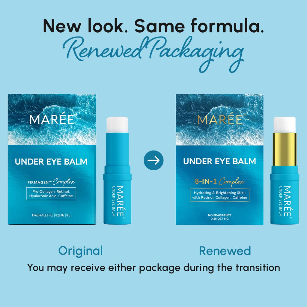 MAREE Under Eye Balm Stick Hydrating – Retinol Caffeine Under Eye Brightener
