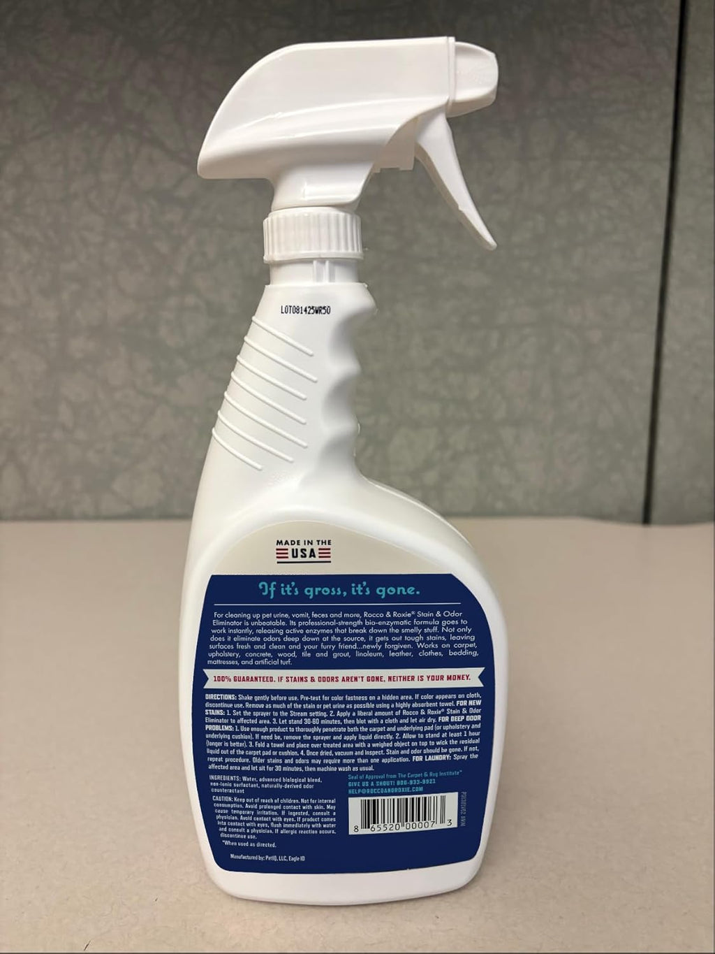 Rocco & Roxie Supply Co. Stain & Strong Odor Eliminator, Enzyme Cleaner, Pet