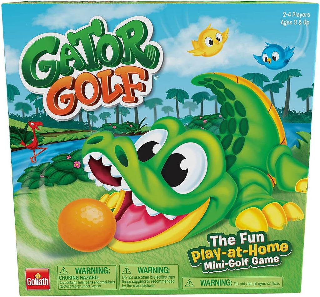 Gator Golf - Putt The Ball into The Gator's Mouth to Score Game by Goliath