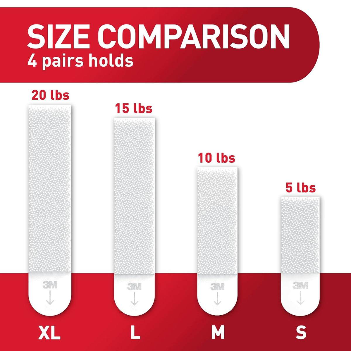 Command 20 lb XL 8 Pairs Heavyweight Picture Hanging Strips (16 Strips)