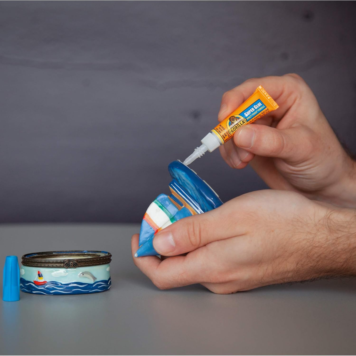 Gorilla Super Glue, Fast‑Setting, Impact‑Tough All‑Purpose Adhesive with
