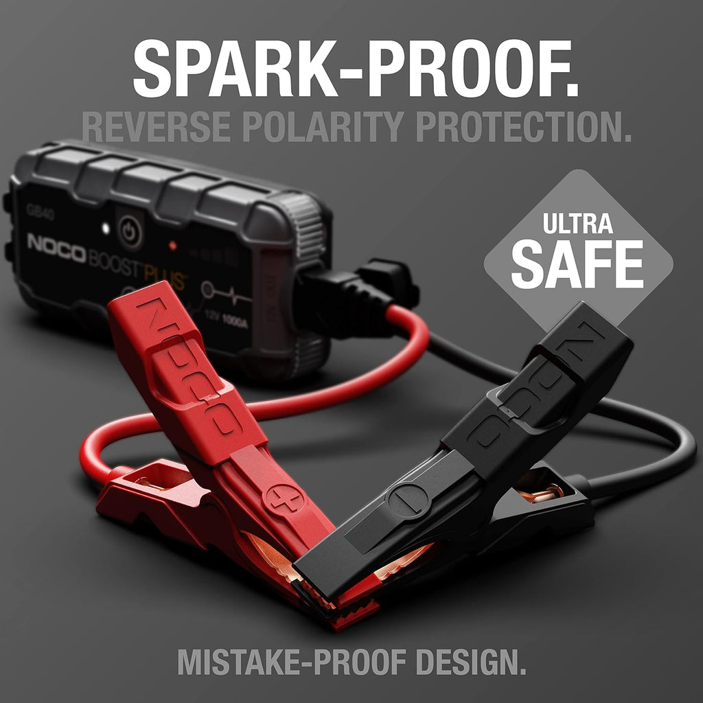 NOCO Boost GB40: 1000A UltraSafe Jump Starter – 12V Lithium Battery Booster
