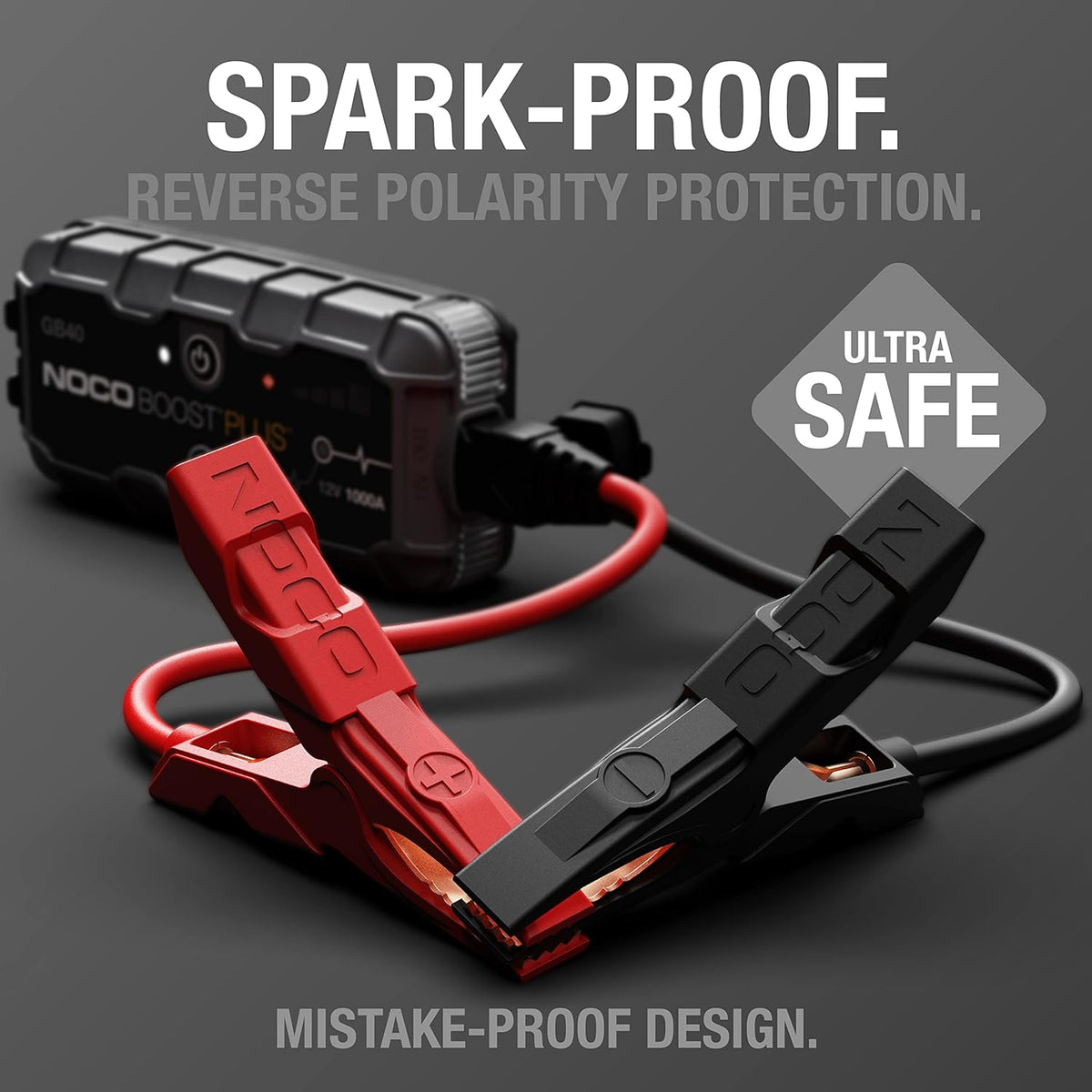 NOCO Boost GB40: 1000A UltraSafe Jump Starter – 12V Lithium Battery Booster