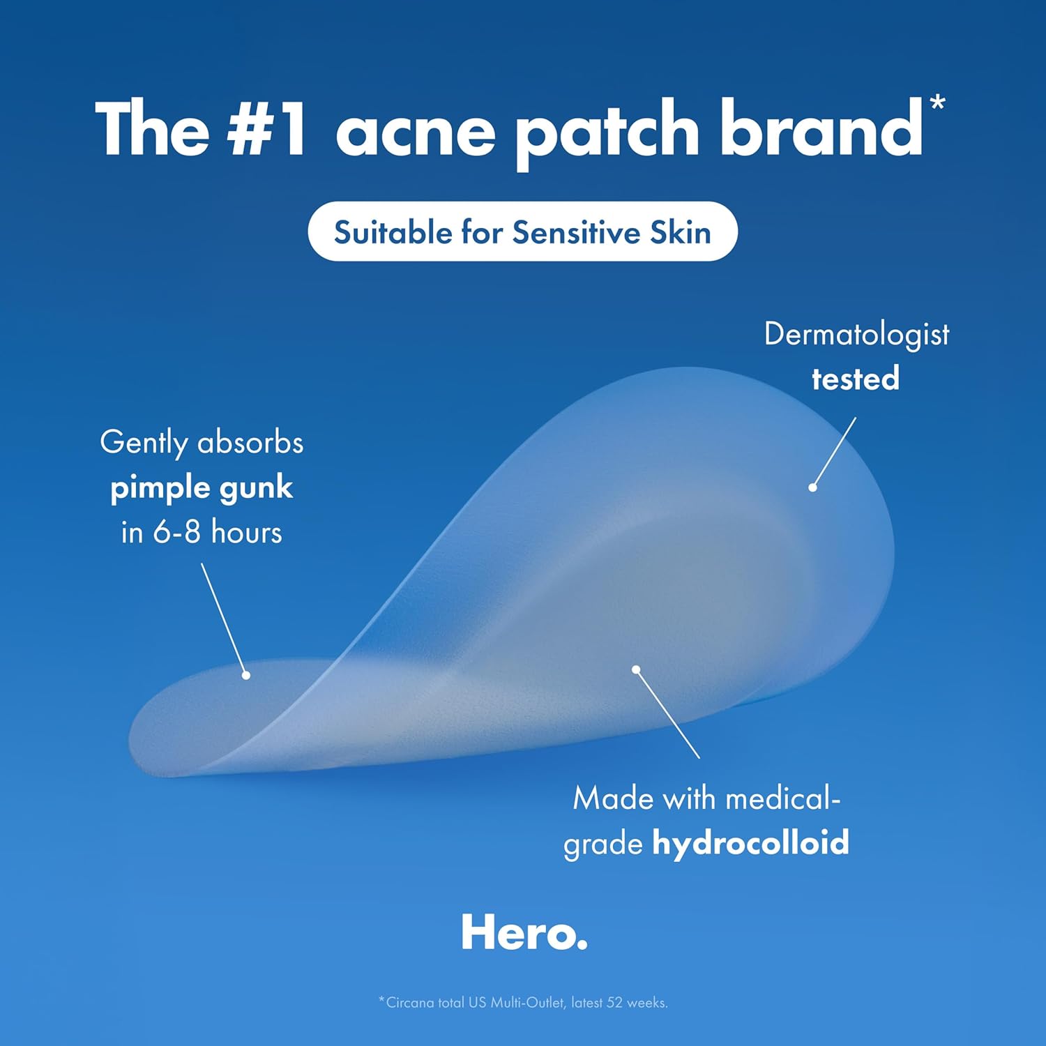 Mighty Patch™ Invisible+ Patch – The Barely-There Daytime Hydrocolloid Acne