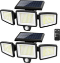 Tuffenough Solar Outdoor Lights 2500LM 210 LED Security Lights with Remote Control