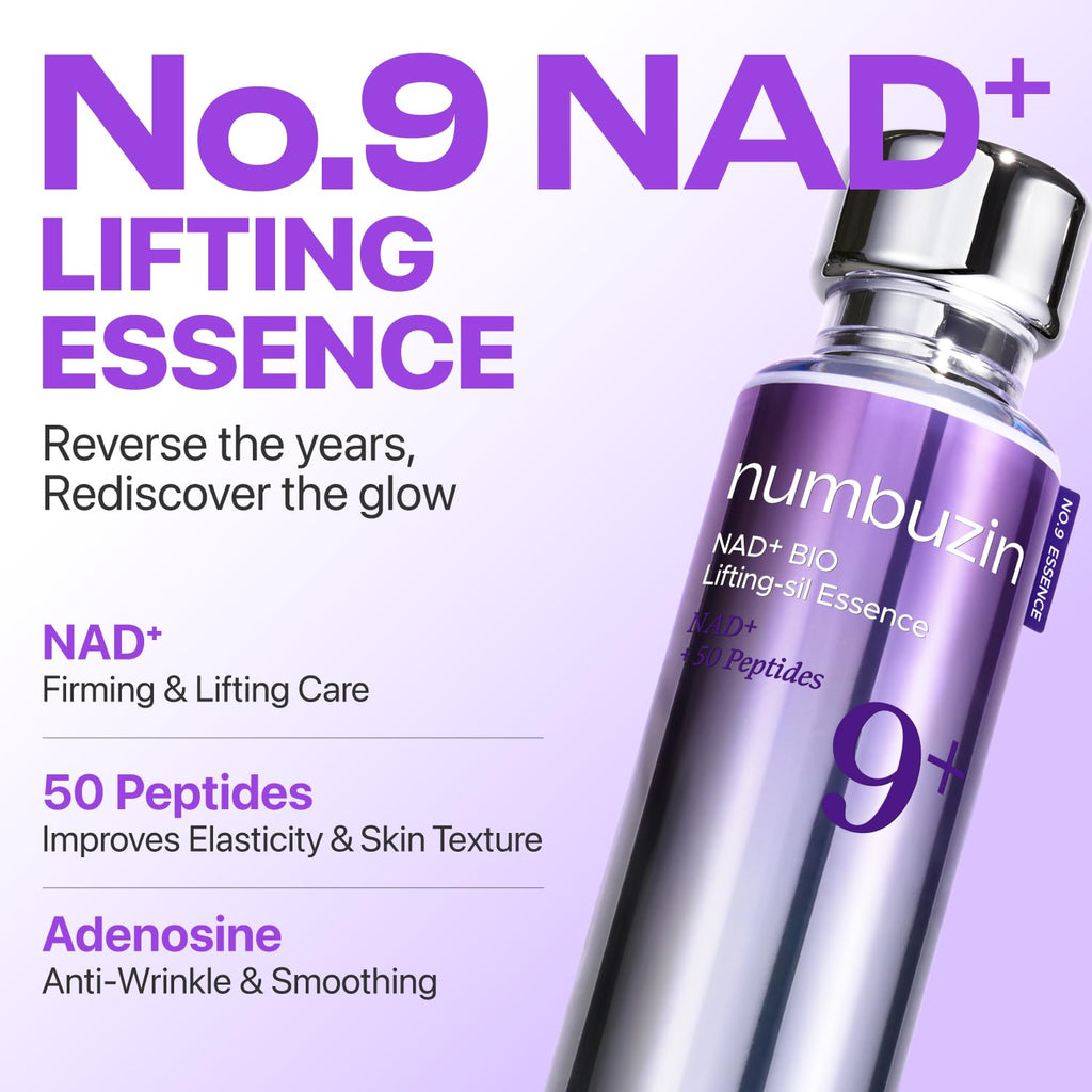 numbuzin No.9 NAD+ Peptide Lifting Serum for Face and Body, Firming &