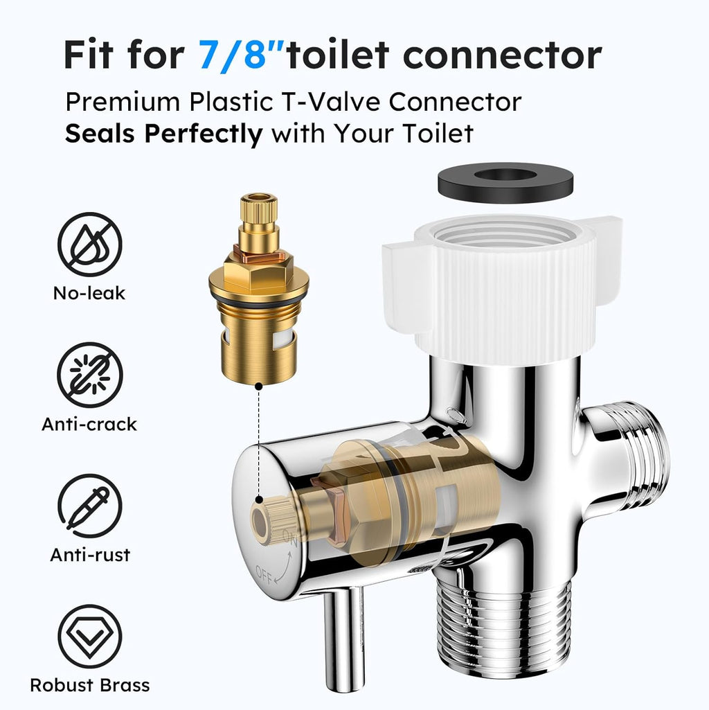 Arofa Handheld Toilet Bidet Sprayer for Toilet-Adjustable Water Pressure