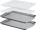 Baking Sheet with Cooling Racks - baking sheet cooling rack set