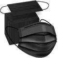 ZTANPS 100 PCS Disposable Face Masks, Black Disposable Masks, 3 Ply
