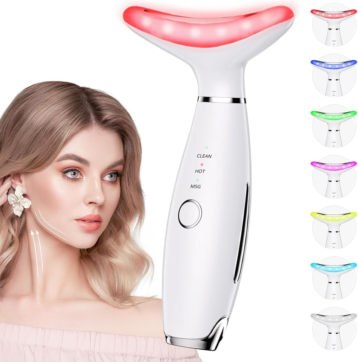 7 Color Galvanic Machines - Red Light Therapy for Face and Neck