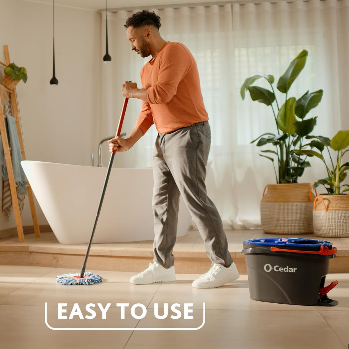 O-Cedar RinseClean Spin Mop & Bucket System