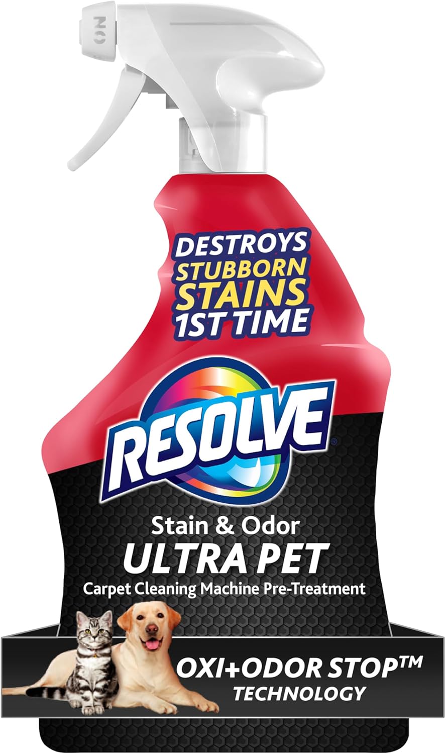 Resolve Ultra Pet Carpet Cleaner Spray – for Removal of Pet Stains & Odors