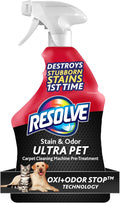 Resolve Ultra Pet Carpet Cleaner Spray – for Removal of Pet Stains & Odors