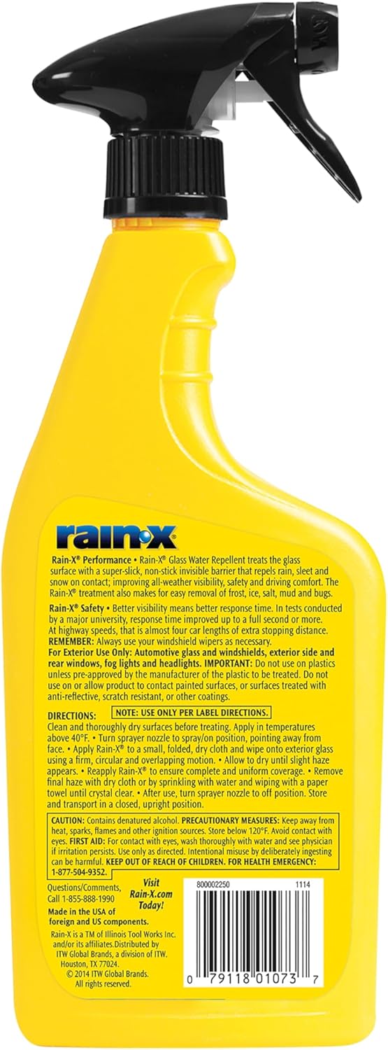 Rain-X 800002250 Glass Treatment Trigger, 16 Fl Oz - Exterior Glass Treatment