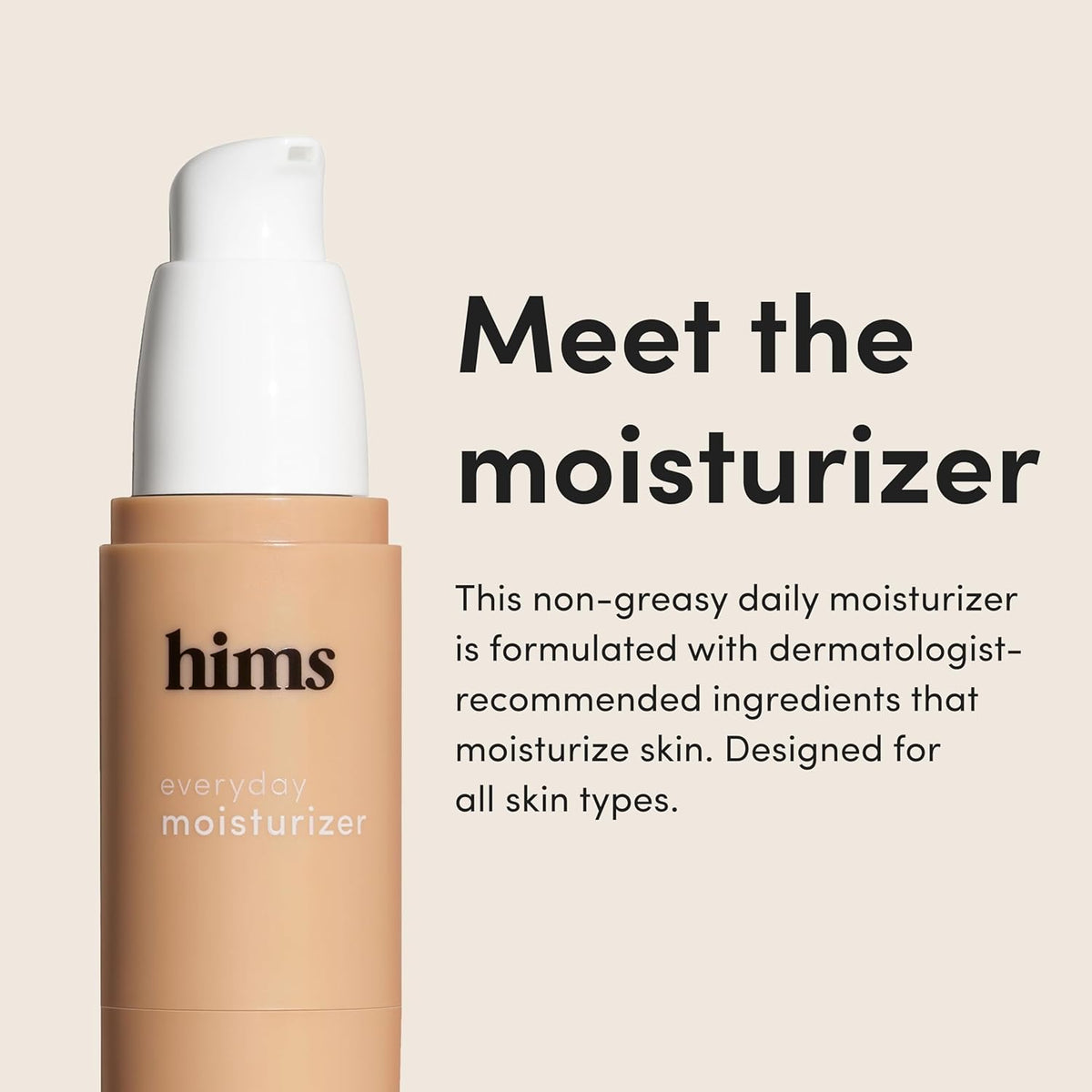 hims Everyday Moisturizer - Hydrating & Non-Greasy Face Cream - Morning