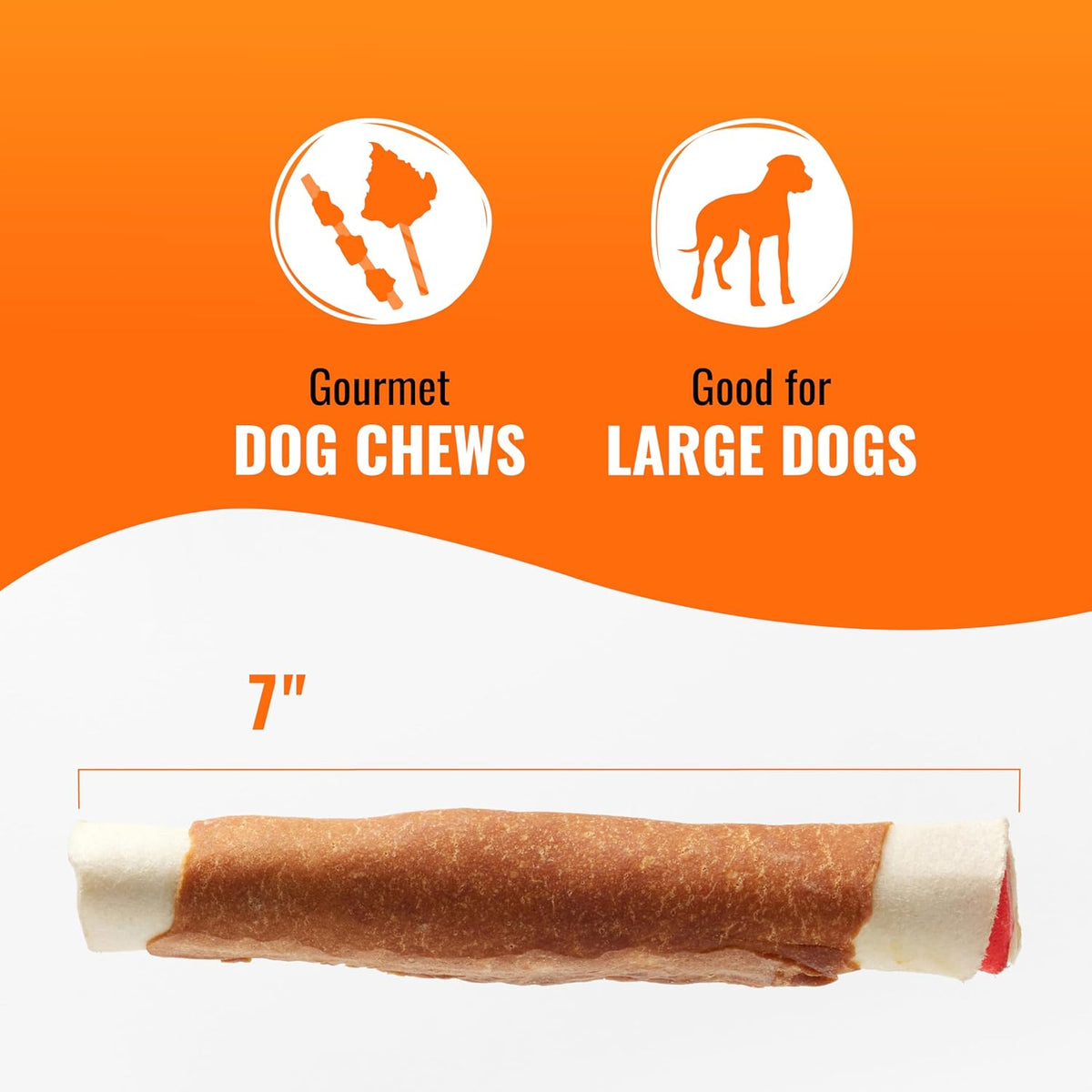 Good ‘n’ Fun Triple Flavor Rolls for Large Dogs, Treat Your Dog to