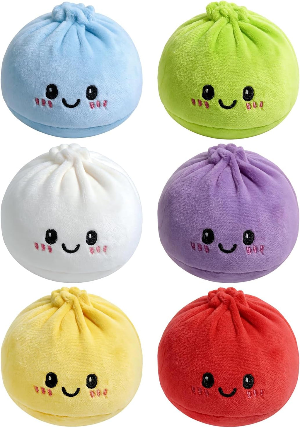 6PCS Plush Dumplings Squishy, Dumpling Plush for Party Favors & Collectibles