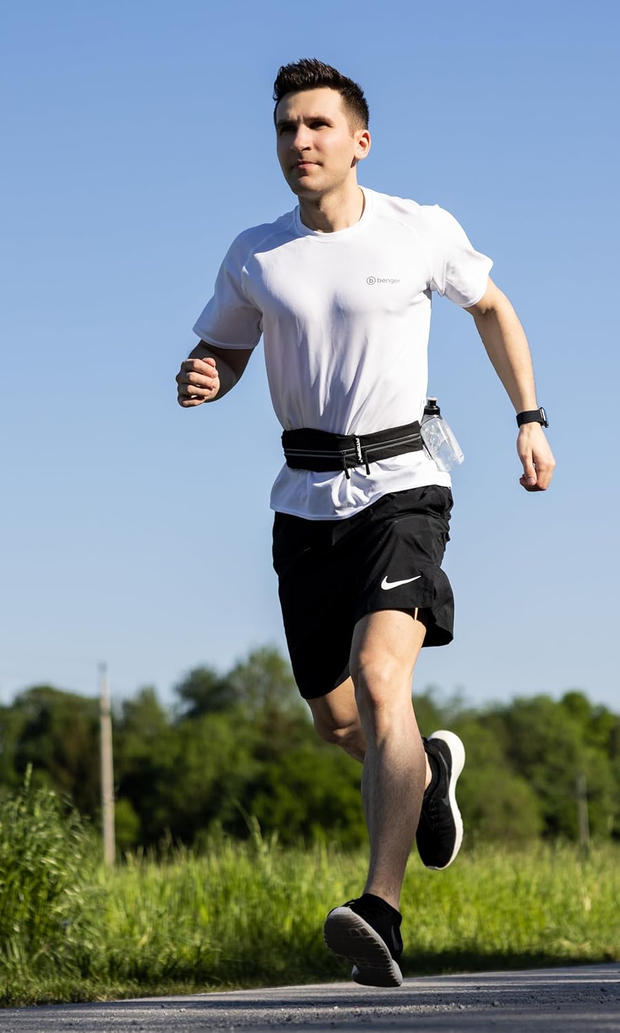 Fitgriff® Running Belt for Men & Women - Secure Jogging Pouch for Phone, Keys