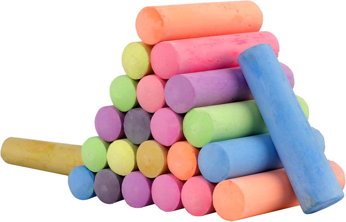 Kid Made Modern Non Toxic Sidewalk Chalk Bucket (24 Count) - Washable Colored