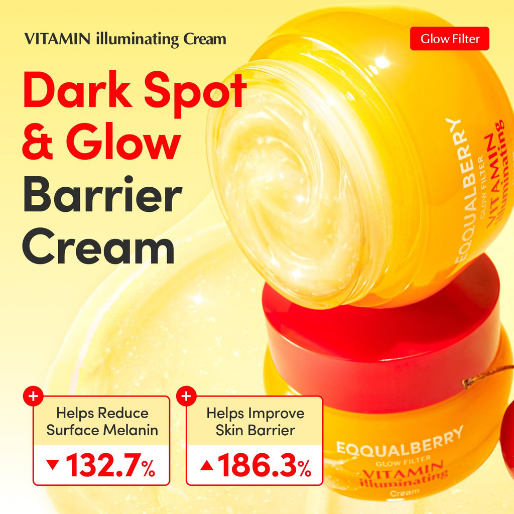 EQQUALBERRY Vitamin Illuminating Cream – Vitamin C & 5% Niacinamide + 3% TXA