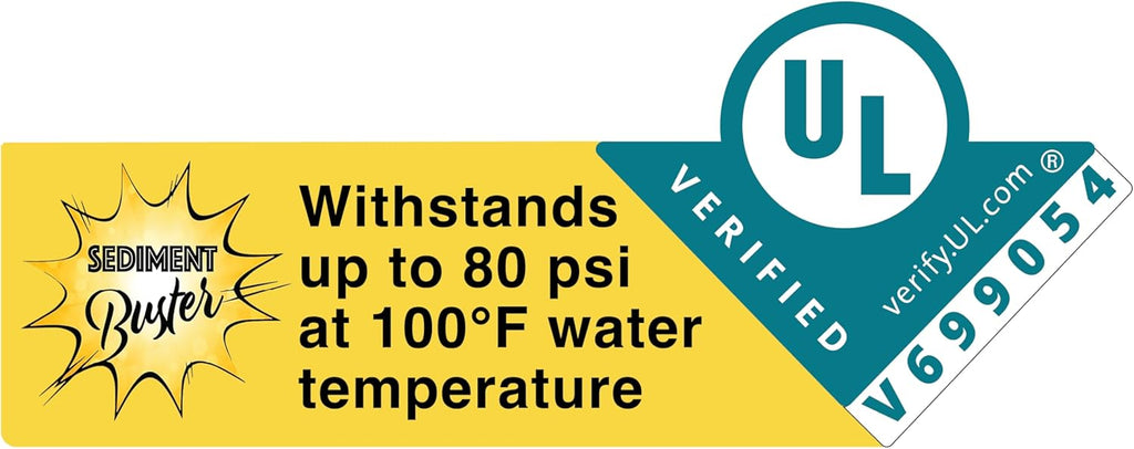 Sediment Buster - Water Heater Tool UL Verified V699054 – Flushes, Cleans
