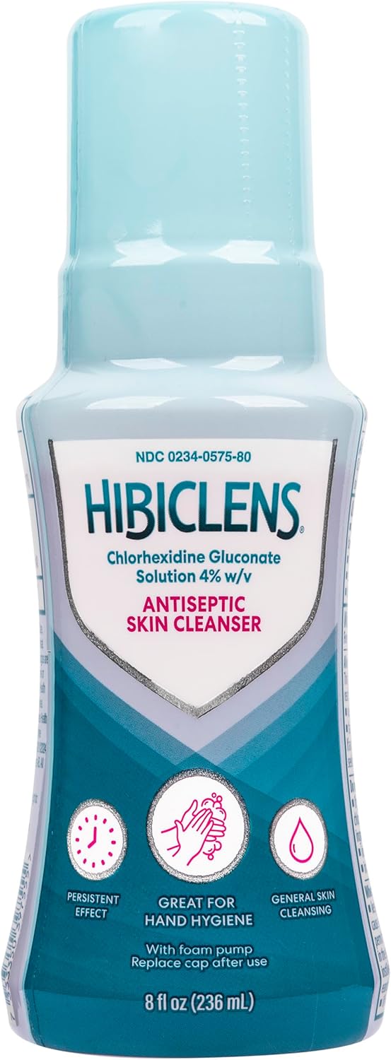 Hibiclens – Antimicrobial and Antiseptic Soap and Skin Cleanser – 8 oz with