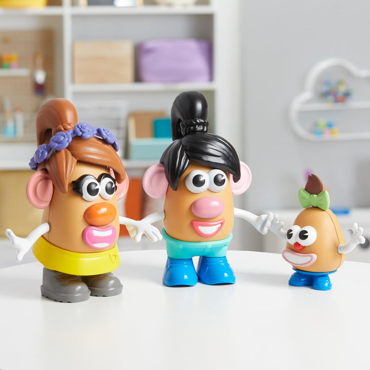 Potato Head Create Your Family Set with 44 Parts and Pieces, Creative Toddler