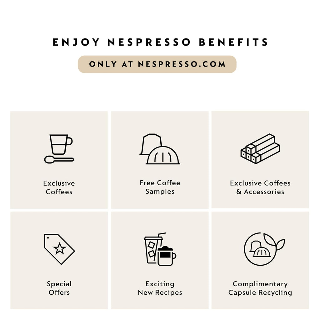 Nespresso Capsules Vertuo, Barista Flavored Pack, Medium Roast Coffee, 30