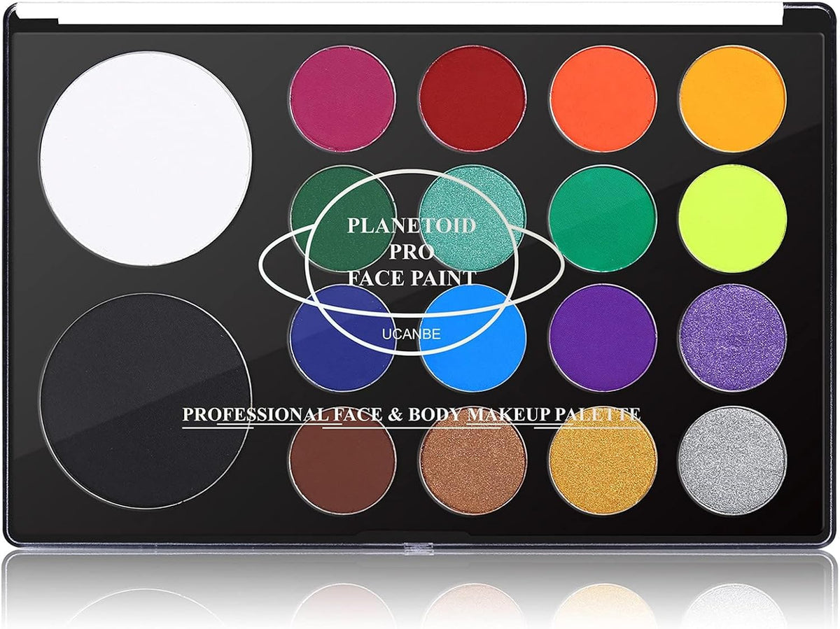 UCANBE Face & Body Paint, Water Activated SFX Makeup Palette