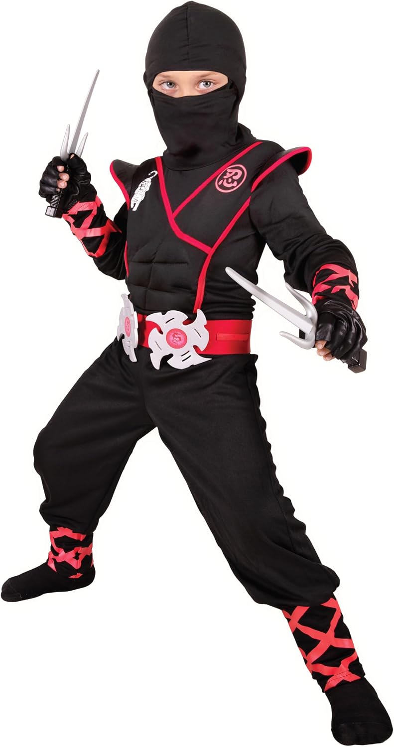 Kangaroo Ninja Costume for Boys & Girls with Ninja Accessories