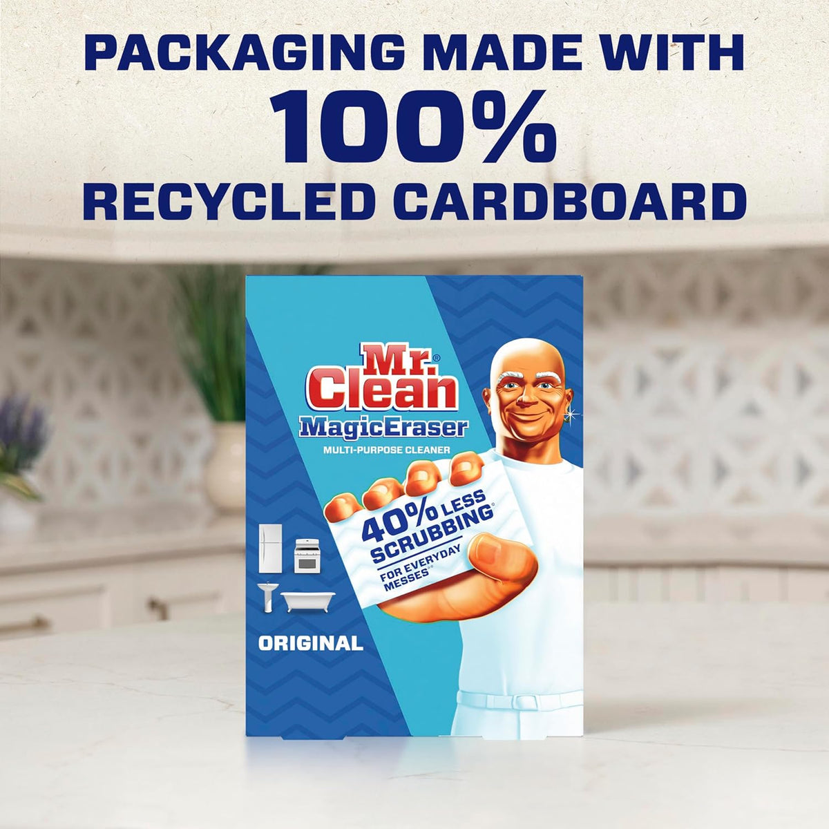 Mr. Clean Magic Eraser Original Cleaning Pads, Multi Purpose Cleaner