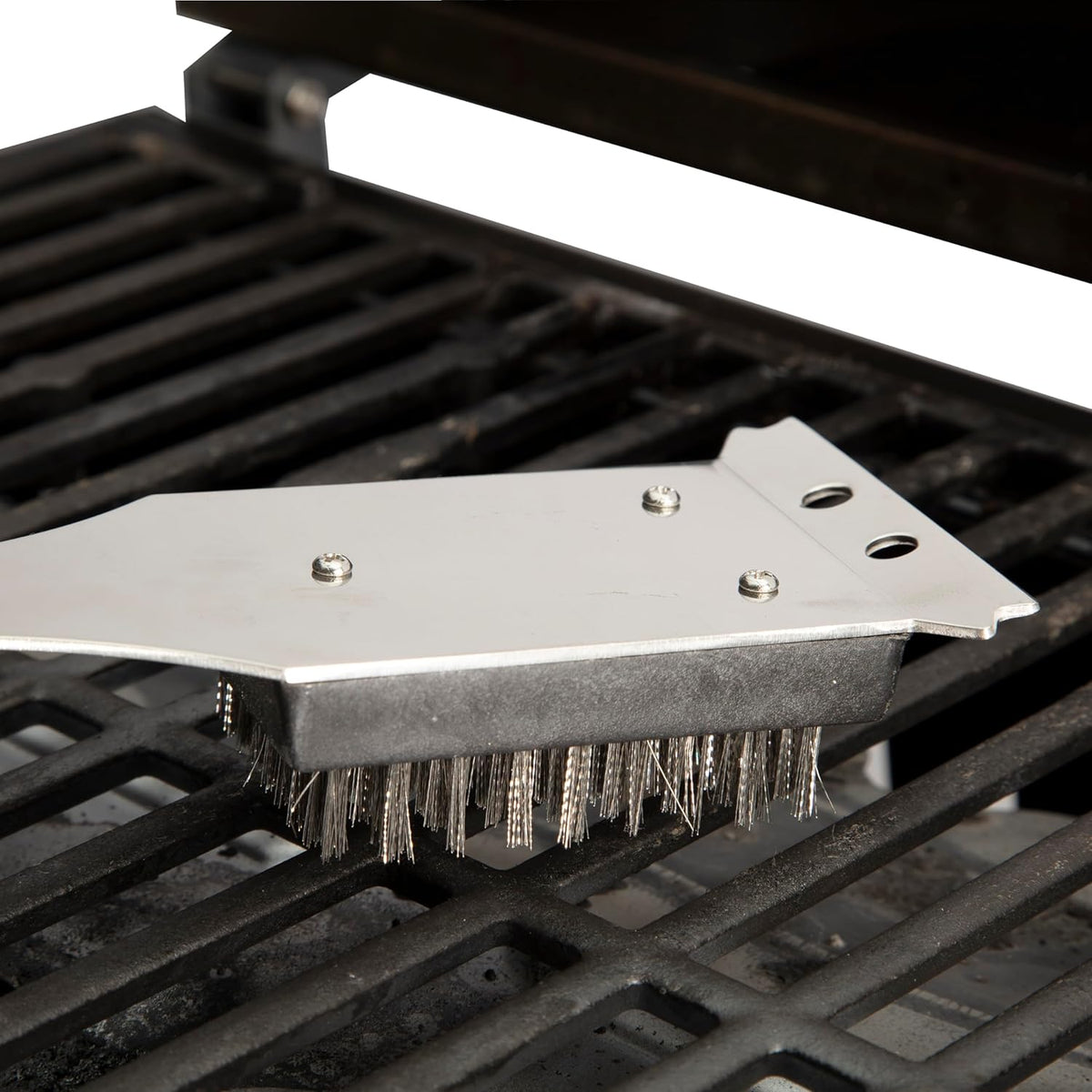 Cuisinart Stainless Steel 16.5" Long Handle Grill Cleaner Brush and Scraper