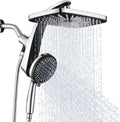 Rain Shower Head with Handheld Showerhead, Chrome 1.8GPM 460311
