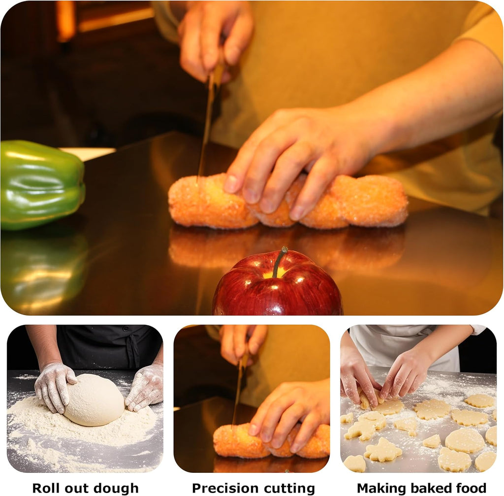 Stainless Steel Cutting Boards for Kitchen, Kneading Cutting Board Mats