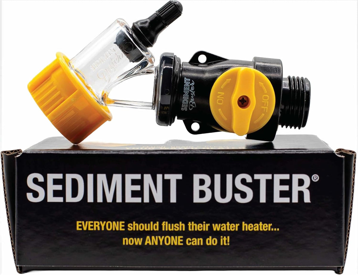 Sediment Buster - Water Heater Tool UL Verified V699054 – Flushes, Cleans