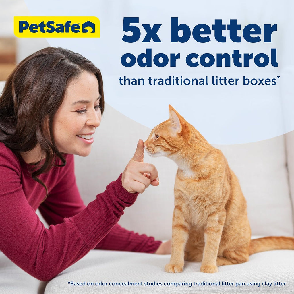PetSafe ScoopFree Disposable Crystal Cat Litter Tray - Easy Cleaning Box