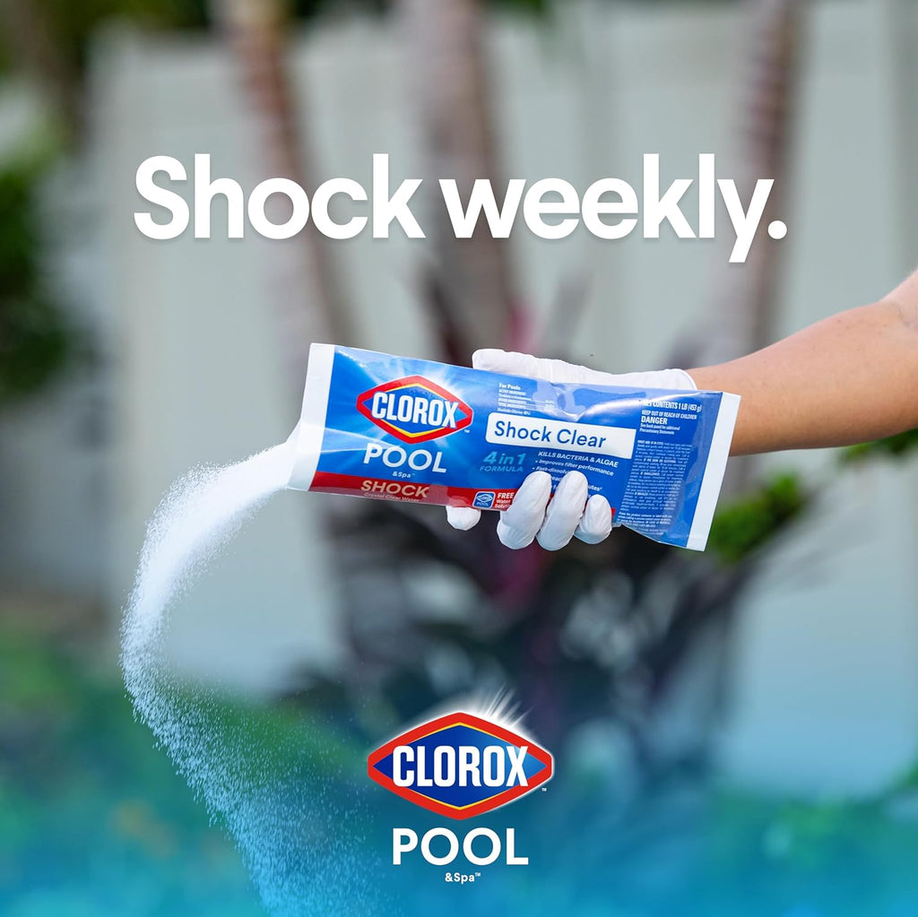 Clorox® Pool&Spa™ Shock Clear, for Crystal Clear Swimming Pool Water