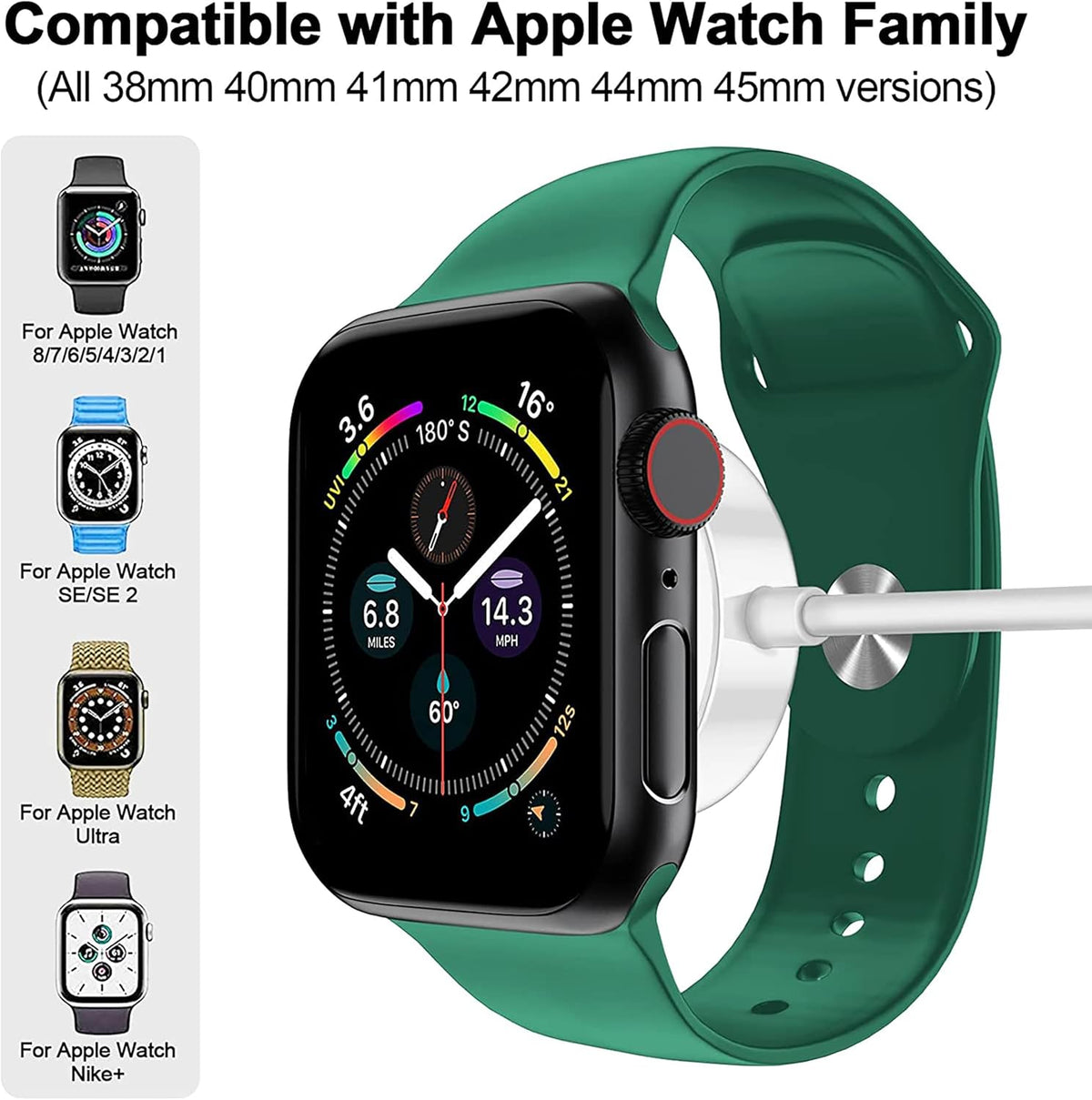 𝟐𝟎𝟐𝟔 𝐔𝐩𝐠𝐫𝐚𝐝𝐞𝐝 Magnetic Charging Cable for Apple Watch Charger, USB C Port